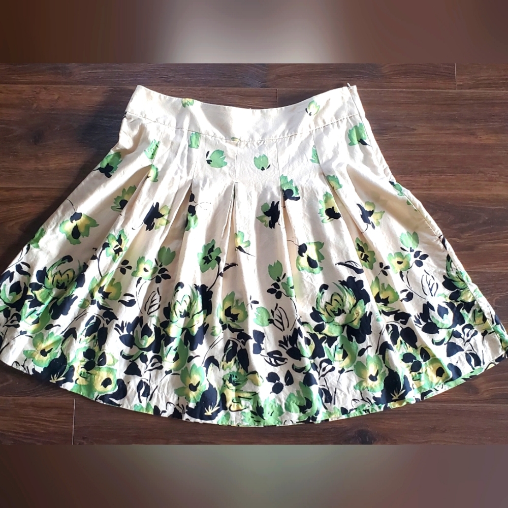 Cotton floral skirt